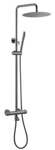 Стойка для душа c термостатом Boheme UNO 468-T-SGM- фото
