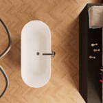 Ванна Frank F6103 White отдельностоящая.- фото2