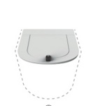 Artceram THE ONE Сиденье для унитаза цвет белый мат- фото