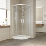 Душевая Кабина Vegas ZS  90х90 профиль:белый стекло: прозрачное- фото