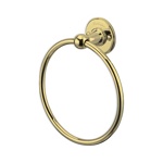 Круглый держатель для полотенец [A3 GOLD] светлое золото- фото