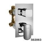 Palazzani Mis встроенный смеситель на 3 потребителя хром- фото