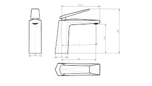 Смеситель Boheme Venturo 371 для раковины- фото3