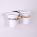 Стакан керамический двойной Allpe Rerto Opal, бронза