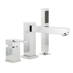 Смеситель на борт ванны на 3 отверстия Migliore Kvant ML.KVT-2755.CR- фото3