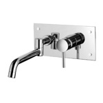 Palazzani Idrotech встроенный смеситель для раковины\кухни с поворотным изливом, хром- фото