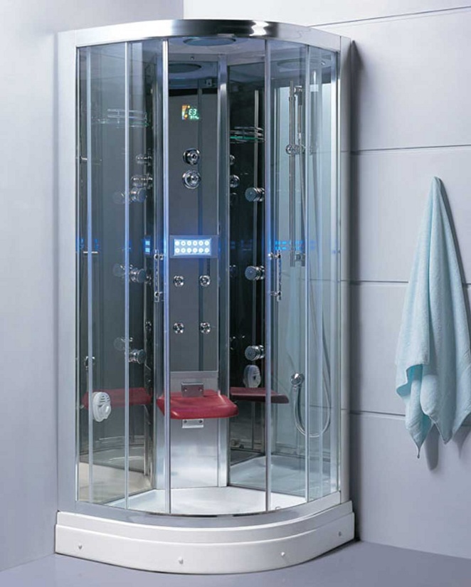 Гидромассажная кабина Eago DZ930HF3 1000х1000х2250мм  ЗЕРКАЛО