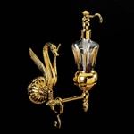 Дозатор жидкого мыла настенный, хрусталь Migliore Luxor арт.26121