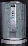 Гидромассажная кабина Eago DZ934F3 900x900x2220мм   СЕРОЕ СТЕКЛО