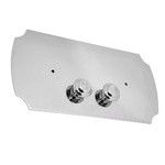 Devon&Devon Клавиша двойного смыва для, цвет: хром- фото