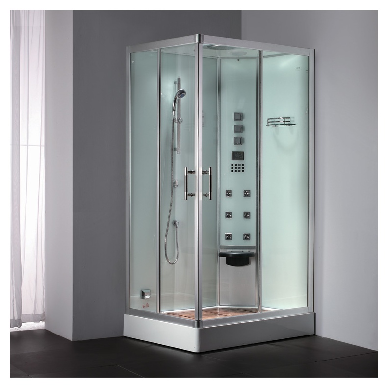 Гидромассажная кабина EAGO DZ955 F8 1200x900x2300 мм правая БЕЛОЕ СТЕКЛО- фото