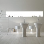 Раковина монолит 55x46 Globo Affetto AFM551X- фото