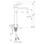 Смеситель для раковины Axor Citterio M- фото3