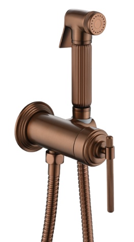 Смеситель гигиенический Boheme ETERNA BRUSED BRONZE 177-BRB- фото