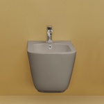 Kerasan Tribeca Биде подвесное 55см, c 1 отв под смеситель, c креплением WB9N, цвет: Nocciola- фото