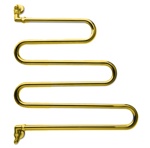 Полотенцесушитель MARGAROLI 405 золото- фото