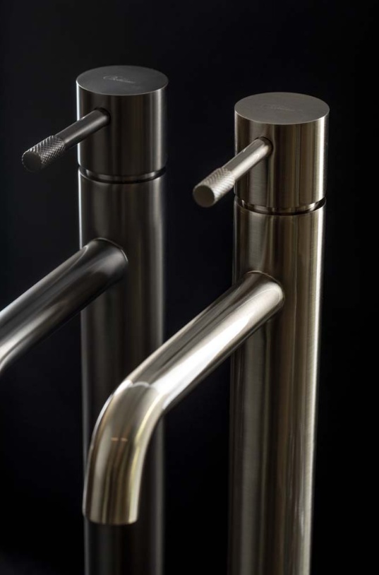 Смеситель для умывальника высокий Boheme Uno 462-NB- фото2