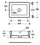Раковина Kerasan Ego 3248- фото2