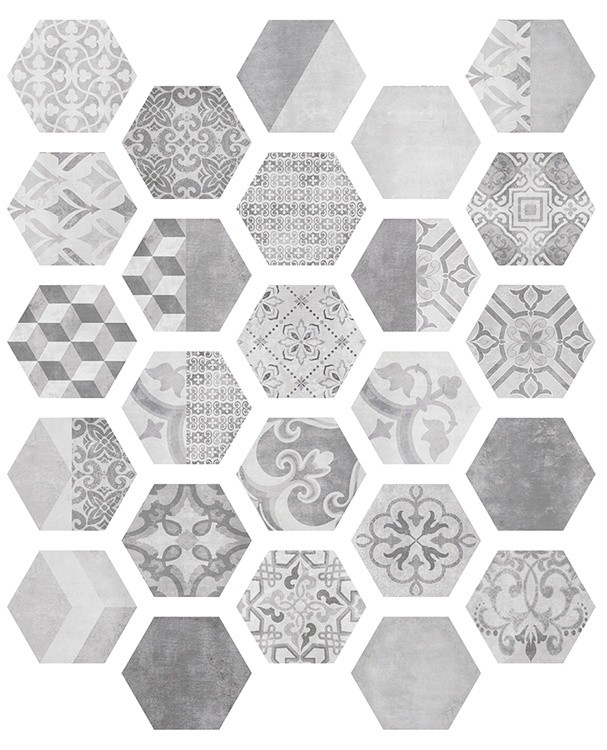 Керамогранит ITT Ceramic Nuuk Hexa 23,2x26,7
