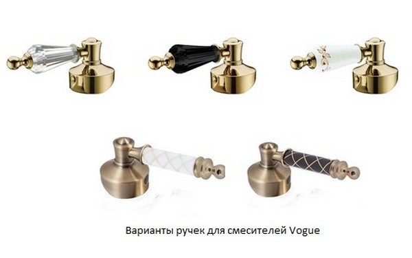 Смеситель для душа Boheme Vogue Medici 204/Бронзовый- фото3