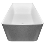 Ванна из искуственного камня Flero Victori Mat 1650*800*550mm- фото4