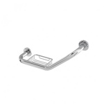 Поручень для ванны с мыльницей, угловой, левосторонний [A52 CHR]