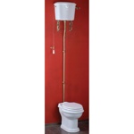 Унитаз напольный с высоким бачком с цепочкой Impero MIGLIORE Impero IMPH BICR- фото