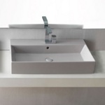 Раковина подвесная/накладная 80 см Cielo Smile SMLAA80- фото