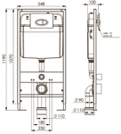 Инсталляция Boheme с белой кнопкой 666+664-W- фото3