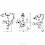 Смеситель для ванны (душевой комплект) Boheme Tradizionale Oro 283 - фото2