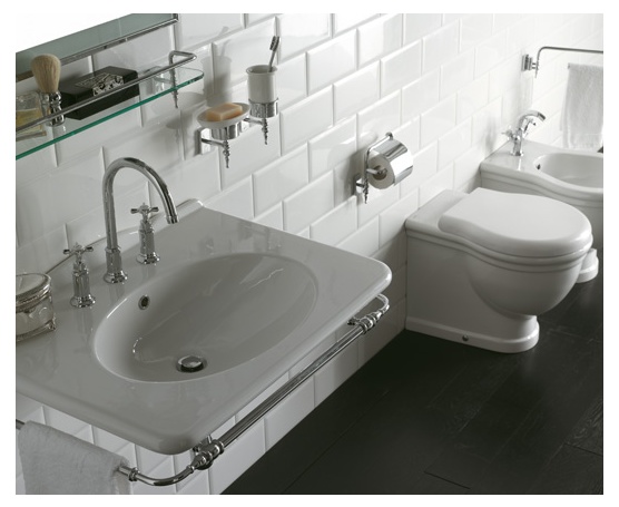 Унитаз приставной 57x38 унив.слив Globo Paestum PA025.BI 