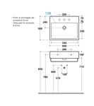 Раковина накладная 60x50 Globo Le Pietre SCQ61.TR- фото2