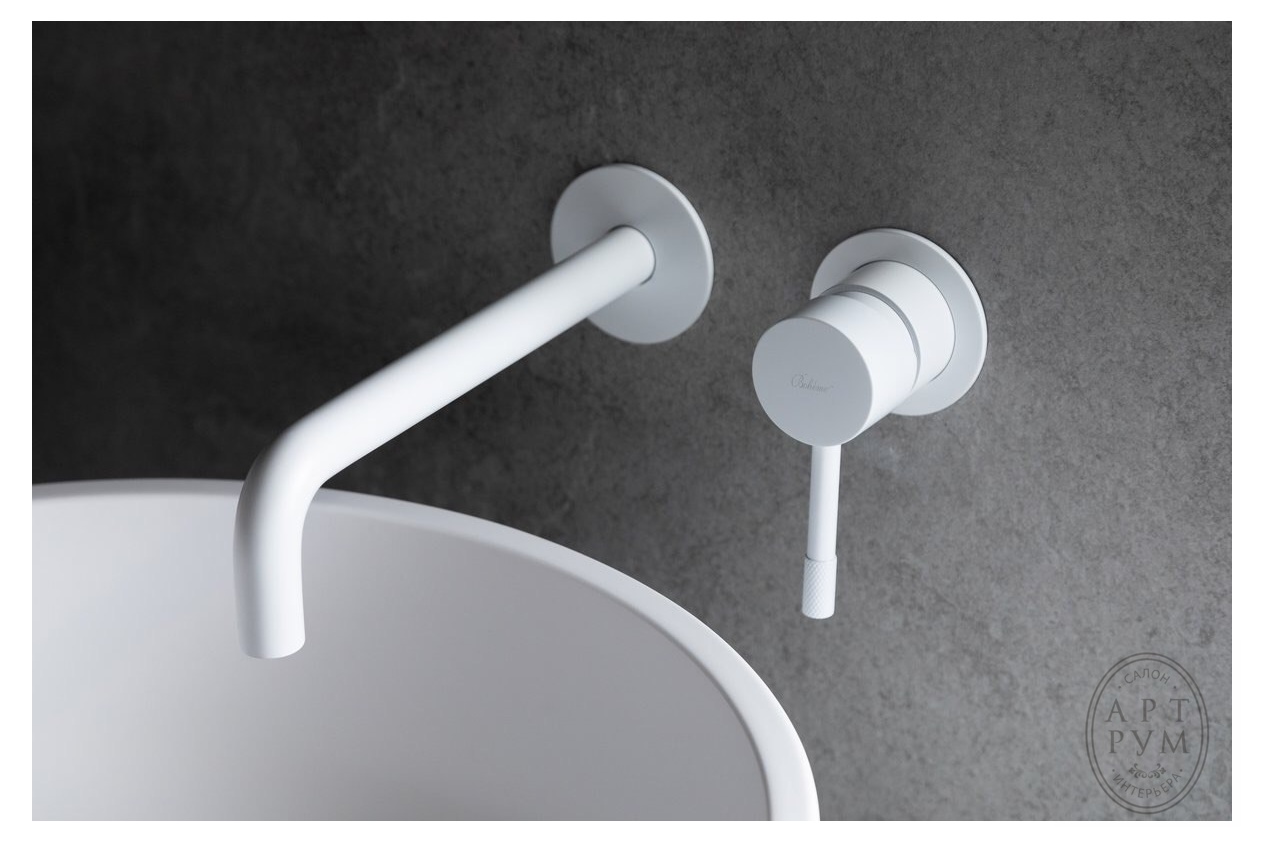 Смеситель скрытого монтажа для умывальника Boheme Uno 465-MW- фото3