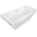 Ванна квариловая Villeroy&Boch La Belle 180x80 UBQ180LAB2PDV-01 с панелью, слив-перелив, белая- фото