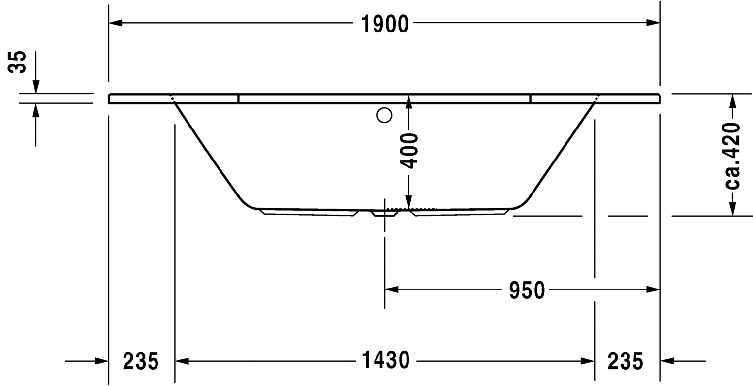   Duravit D-Code 700138 190x90