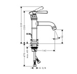 Смеситель для раковины Axor Montreux  - фото4