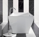 Ванна квариловая Villeroy&Boch La Belle 180x80 UBQ180LAB2PDV-01 с панелью, слив-перелив, белая- фото4