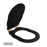 Caprigo Сиденье для унитаза BOHEME, бронза- фото4