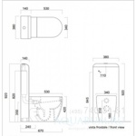Бачок для унитаза Cielo Smile SMCM- фото2