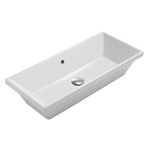 Раковина встраиваемая 75x34 Globo Stockholm FO075.BI - фото