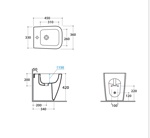 Биде напольное 36x45 Globo Classic SS010.BI - фото2