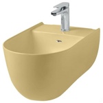 Artceram THE ONE Биде подвесное 52х35, с креплениями, с 1 отв под смеситель. цвет giallo zinco- фото