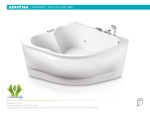 Акриловая ванна Aquatika Матрица 155x155x73h- фото