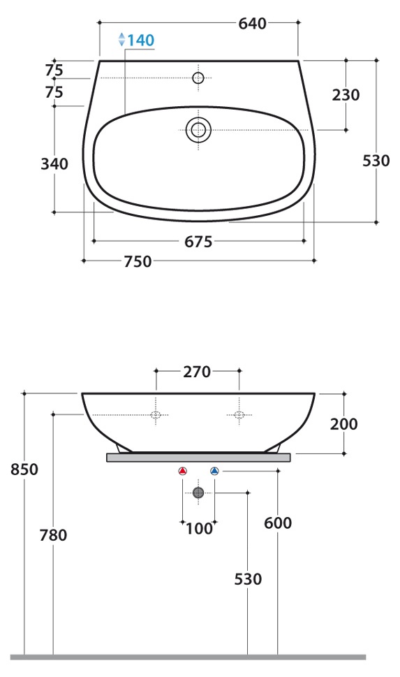   75x53 Globo Affetto AF075.BI 