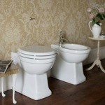 Биде пристенное Arcade с 1 отверстием под смеситель, НИКЕЛЬ- фото3