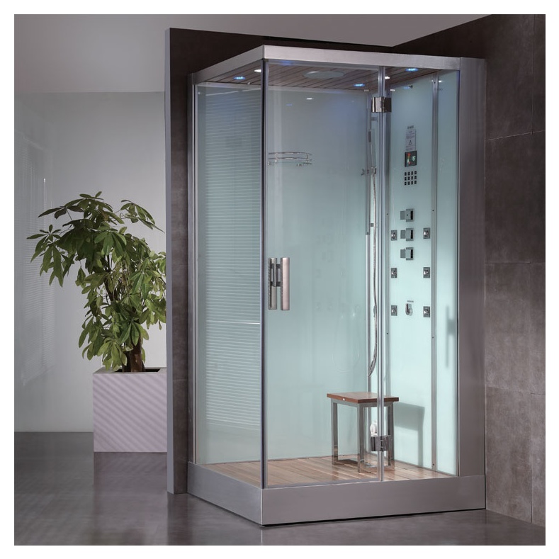 Гидромассажная кабина EAGO DZ959 F8 1200x900x2265мм правая БЕЛОЕ СТЕКЛО - фото