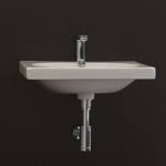 Artceram Blend L3105 Раковина подвесная 55х45 см