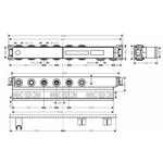 Скрытая часть термостата Axor Select на 4 источника- фото2