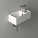 SIMAS AGILE Раковина подвесная 40х20 см, 1 отв., цвет: белый- фото