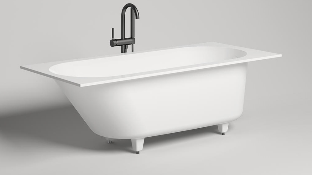 Встраиваемая ванна из камня Salini Ornella 1700 х 700 х 590/610 мм